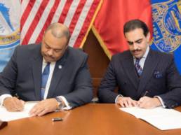 Ambassador to USA signs MoU with Boston Police Commissioner