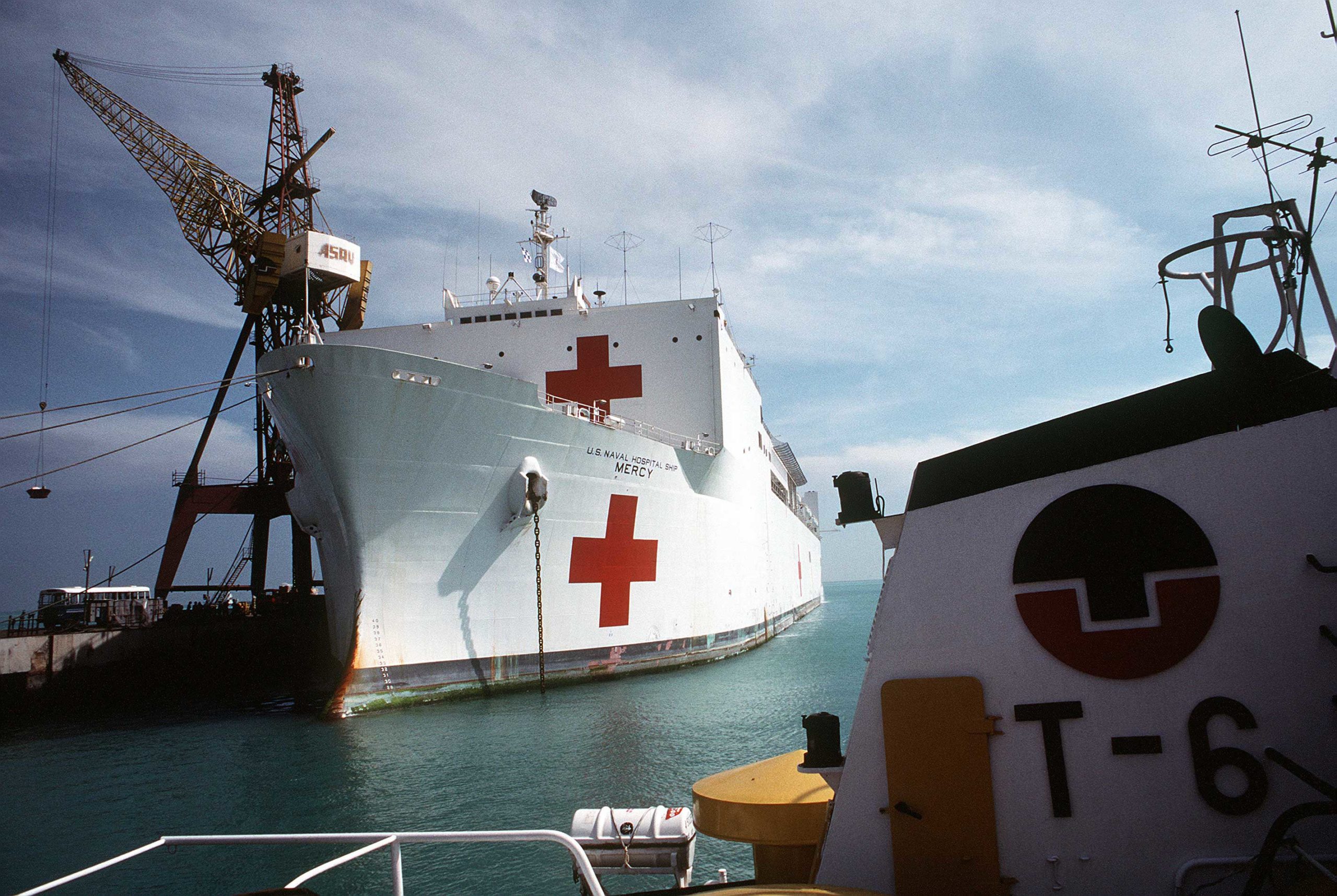 US Naval Hospital Ship "Mercy"