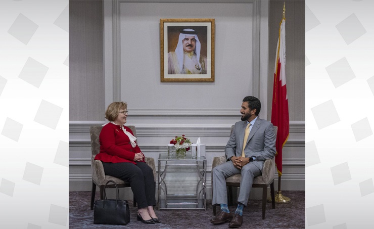 HH Shaikh Nasser meets US Assistant Secretary of State for Near Eastern Affairs, 2023